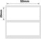 Niimbot - Labels/Etiketten B21(S/Pro)/B1/B3S(Pro)/K3/B31 - Wit - 50*20mm - 320 vellen