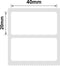 Niimbot - Labels/Etiketten B21(S/Pro)/B1/B3S(Pro)/K3/B31 - Wit - 40*20mm - 320 vellen