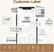 Niimbot Labels - Etiketten voor K3/B1/B21/B3S - 50x80 mm - 95 vellen - Wit