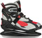 Nijdam IJshockeyschaats - Pro-Line - Semi-Softboot - Zwart/Grijs - Maat 38