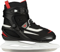 Nijdam IJshockeyschaats - Semi-Softboot- Twilight Face-Off - Zwart - Maat 44