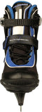 Nijdam IJshockeyschaats - Semi-Softboot - Zwart/Blauw - Maat 39