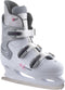 Nijdam Kunstschaats - Grace Glider - Hardboot - Wit/Zilver - 39
