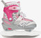 Nijdam Kunstschaats - Verstelbaar - Wit/Roze/Grijs - Maat 34-37
