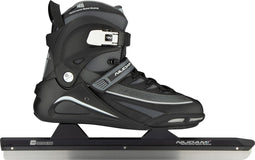 Nijdam Norenschaats - Semi-Softboot - Alu Buis - Zwart/Antraciet - 40