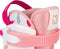 Nijdam Rolschaatsen Verstelbaar - Feather Drops - Roze - 33-36