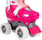 Nijdam Rolschaatsen Verstelbaar - Feather Drops - Roze - Maat 25-28