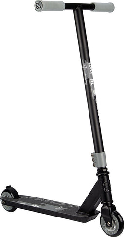 Nijdam Stuntstep - Vert Flyer - Zwart/Grijs - Aluminium