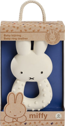 Nijntje bijtring triangel natuurlijk rubber - kraamcadeau - baby - Bambolino Toys