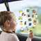 Nijntje raamstickers, niet permanente verplaatsbare stickers met speelachtergrond - Bambolino Toys