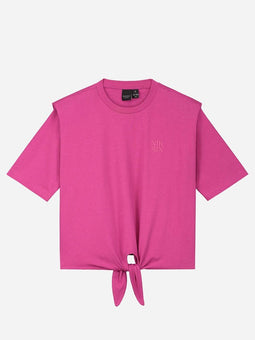 Nik&Nik Padded Shoulder T-Shirt - Size 16 170/175 - Bright Fuchsia