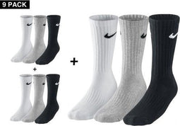 Nike - 9 Pair Tennis Crew Sock - Heren - maat 34-38