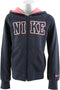 Nike Athletic Fullzip Hoody - Sporttrui - Kinderen - Maat 128 - 140 - Dark Blue;White;Pink