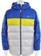 Nike Basic Down Jacket - Jas - Kinderen - Maat 128 - 140 - Blauw;Geel;Grijs