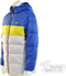 Nike Basic Down Jacket - Jas - Kinderen - Maat 128 - 140 - Blauw;Geel;Grijs
