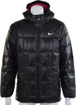 Nike Basic Down Jacket - Jas - Kinderen - Maat 140 - 152 - Zwart;Roze