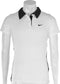 Nike - Border Tennis Polo - Tennis Polo Meisjes - 140 - 152 - Wit/Zwart