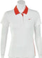 Nike Border Women's Tennis Polo Shirts - Sportpolo - Dames - Maat L - Wit;Rood