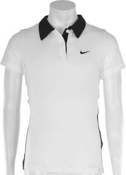 Nike Border Women's Tennis Polo Shirts - Sportpolo - Dames - Maat L - Wit;Zwart