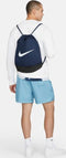Nike brasilia gym bag - gymrugzak - navy/white