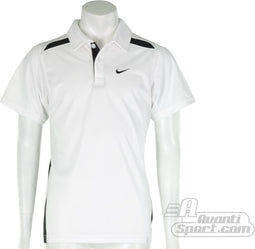 Nike - Club Short Sleeve Polo - Tennis Polo - 128 - 140 - Wit/Zwart