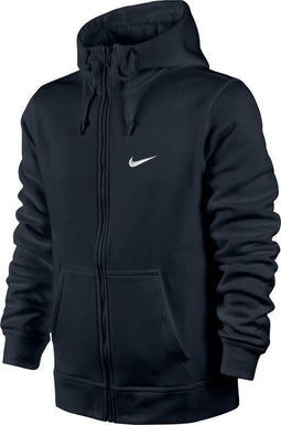 Nike Club Swoosh Full-Zip 611456-473 - Sporttrui - Mannen - Donker Blauw - Maat L