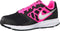 Nike Downshifter 6 (GS/PS) - Hardloopschoenen - Kinderen - Maat 36.5 - Zwart/Roze/Zilver