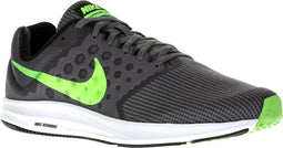 Nike Downshifter 7 Hardloopschoenen Heren Hardloopschoenen - Maat 42.5 - Mannen - grijs/wit/groen