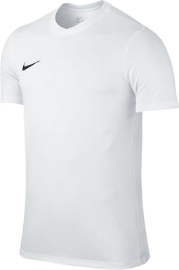 Nike Dry Football Top Ss Sportshirt Heren - White/Black
