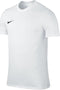 Nike Dry Football Top Ss Sportshirt Heren - White/Black