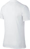 Nike Dry Football Top Ss Sportshirt Heren - White/Black