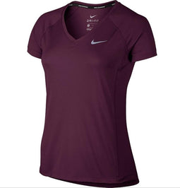 Nike - Dry Miler Top V-neck - Dames - maat M