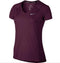 Nike - Dry Miler Top V-neck - Dames - maat M