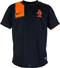 Nike Dutch Away SS Junior Sportshirt - Maat 128 - Unisex - zwart/oranje