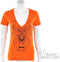 Nike - Dutch Womens V-neck Tee - Nike Damesshirts - S - Oranje