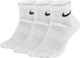 Nike Everyday Cushion Ankle Sokken Sokken (regular) - Maat 38-42 - Unisex - wit/zwart