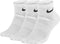 Nike Everyday Cushion Ankle Sokken Sokken (regular) - Maat 38-42 - Unisex - wit/zwart