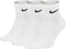 Nike Everyday Cushion Ankle Sokken Sokken (regular) - Maat 38-42 - Unisex - wit/zwart