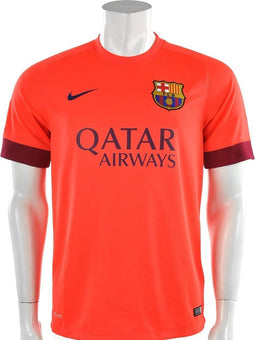 Nike FC Barcelona Short Sleeve Away Stadium Jersey - Sportshirt - Heren - Maat M - Fluor Crimson;Navy;Red