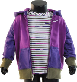 Nike - GFX Tee + Hoody Gift Pack - Paars/Mos Groen - Kinderen - maat 24 - 36 Months