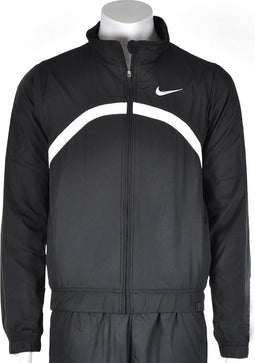 Nike Girls Border Woven Warm Up - Trainingspak - Kinderen - Maat 152 - 158 - Zwart;Wit