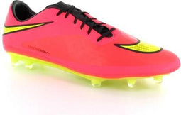 Nike Hypervenom Phatal FG - Veldvoetbalschoenen - Volwassenen - Maat 43 - Bright Crimson/ Hyper Punch/ Metallic Gold Coin/ Volt