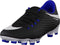 Nike Hypervenomx Phelon III FG Voetbalschoenen Heren Voetbalschoenen - Maat 44.5 - Mannen - zwart/wit/blauw
