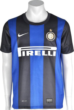 Nike Inter Boys Short Sleeve Home Jersey - Sportshirt - Kinderen - Maat 140 - 152 - Blauw;Zwart