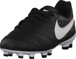 Nike Jr Tiempo Legend Leather VI FG zwart voetbalschoenen kids