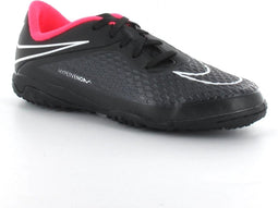 Nike Junior Hypervenom Phelon TF - Kunstgrasvoetbalschoenen - Kinderen - Maat 33 - Zwart/ Roze