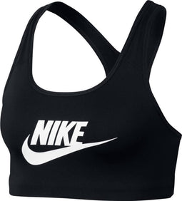 Nike Nike Swoosh Futura Bra Sportbeha Dames - Black/(White)