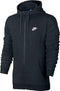 Nike Nsw Club Hoodie Fz Ft Vest Heren - Zwart