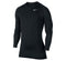 Nike Pro Dri-Fit Compression Sportshirt - Maat S - Mannen - zwart