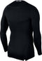 Nike Pro Top Ls Compression Sportshirt Heren - Zwart